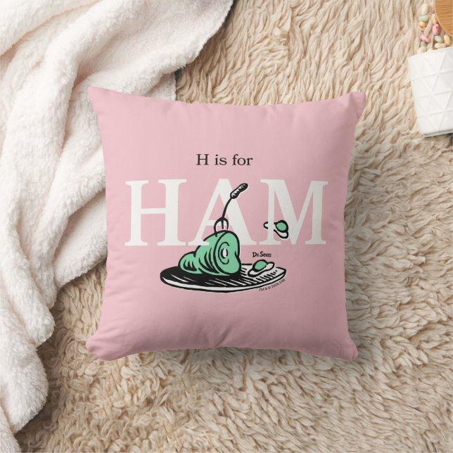 "H steht für HAM" | Alphabet-Design Kissen (Decke)