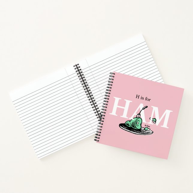 "H steht für HAM" | Alphabet-Design Notizbuch (Innenseite)