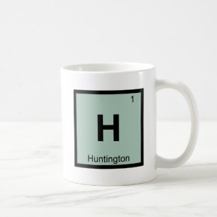 H - Symbol für Chemie in Huntington West Virginia Kaffeetasse