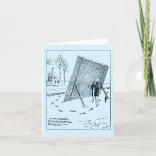 H.T. Webster/Timid-Soul Weihnachtskarte Feiertagskarte