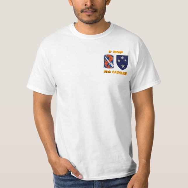 H Truppe 17. Kavallerie VSR M113 ACAV Shirt (Vorderseite)