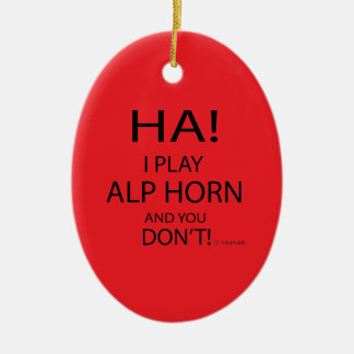 Ha Alphorn Keramik Ornament