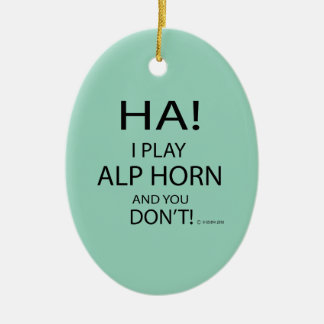 Ha Alphorn Keramik Ornament