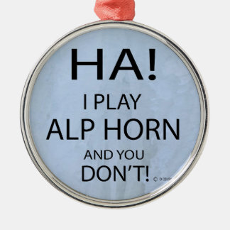 Ha Alphorn Ornament Aus Metall