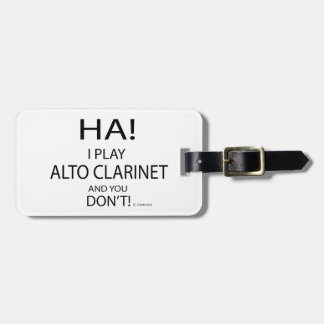 Ha Alto Clarinet Gepäckanhänger