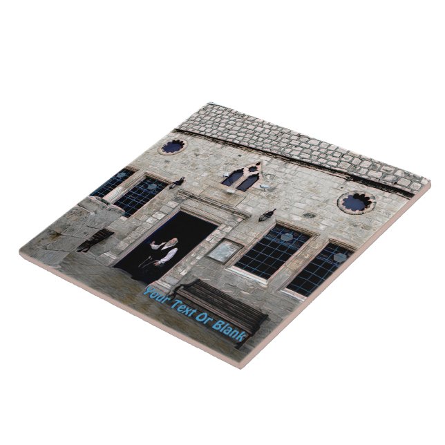 Ha-Ari Ashkenazi Shul - Tzfat Fliese (Seite)