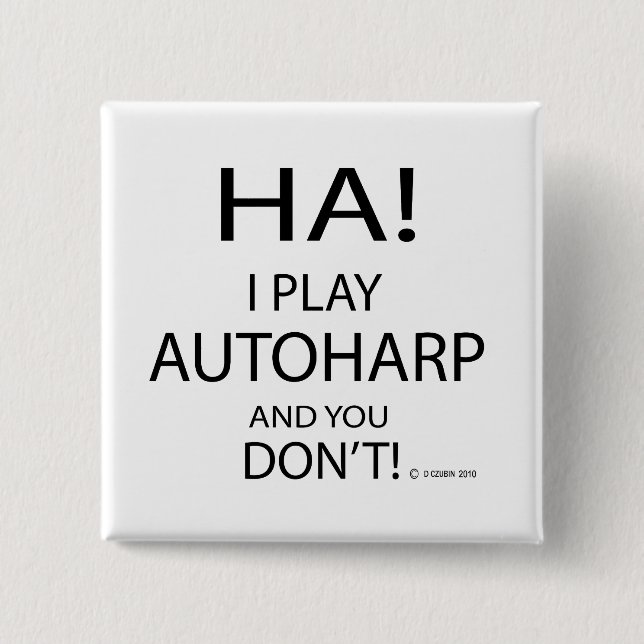 Ha Autoharp Button (Vorderseite)