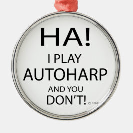 Ha Autoharp Ornament Aus Metall