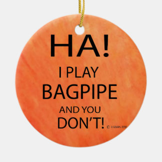 Ha Bagpipe Keramik Ornament