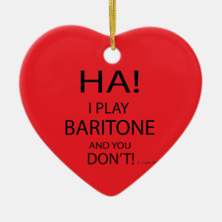 Ha Baritone Keramik Ornament