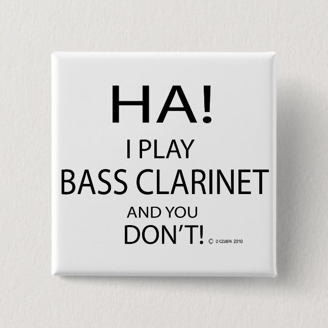 Ha Bass Clarinet Button (Vorderseite)