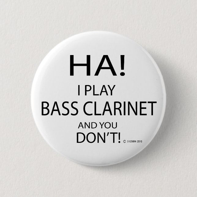 Ha Bass Clarinet Button (Vorderseite)