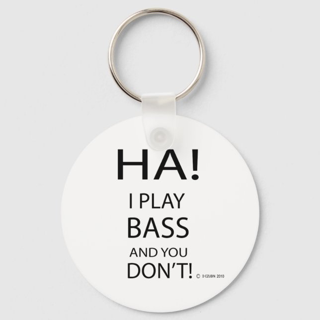 Ha Bass Schlüsselanhänger (Vorderseite)