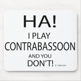 Ha Contrabassoon Mousepad