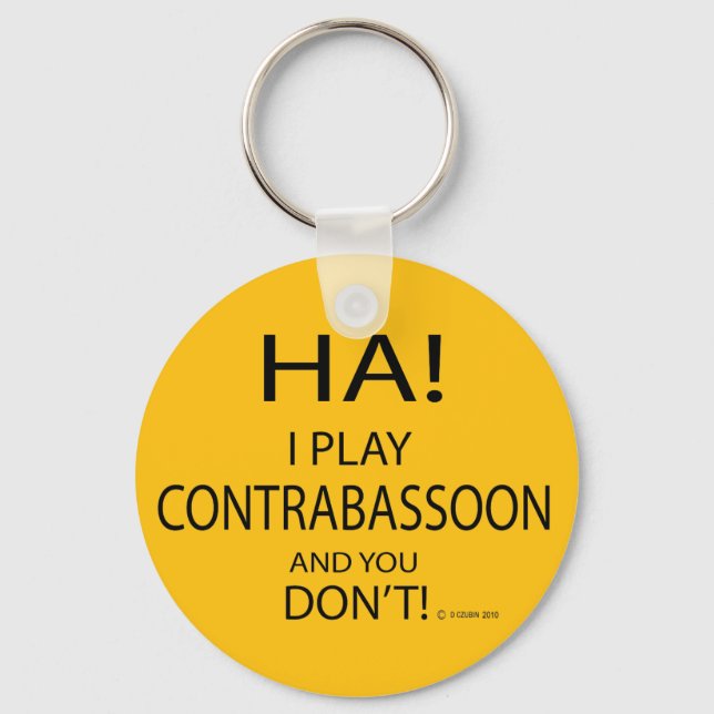 Ha Contrabassoon Schlüsselanhänger (Vorderseite)
