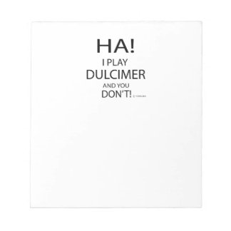 Ha Dulcimer Notizblock