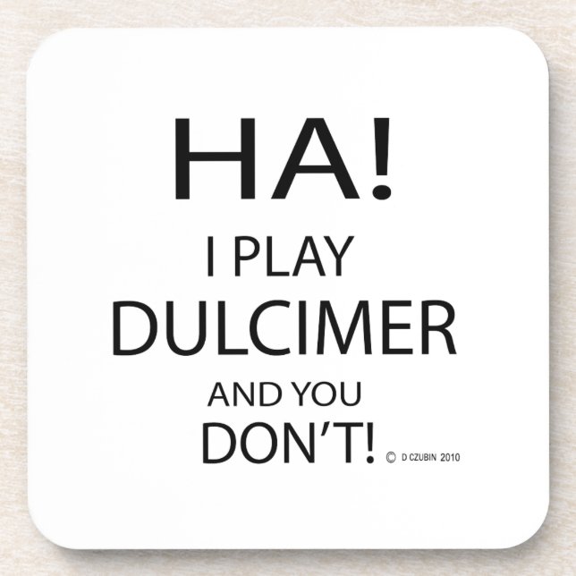Ha Dulcimer Untersetzer (Vorderseite)