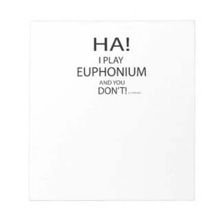 Ha Euphonium Notizblock