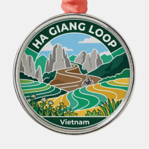 Ha Giang Schleife Vietnam Ornament Aus Metall