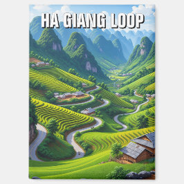 Ha Giang-Schleife Vietnam Reise Magnet