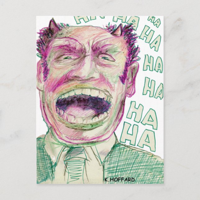 Ha Ha Ha Postkarte (Vorderseite)