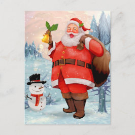 Ha Ha Merry Christmas Postcard Postkarte