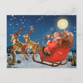 Ha Ha Merry Christmas Postcard Postkarte