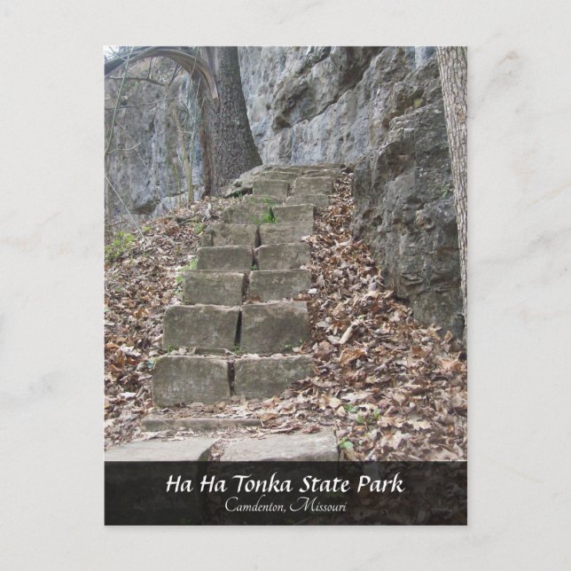Ha Ha Tonka Staat Park Camdenton, Missouri Postkarte (Vorderseite)