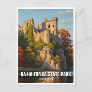 Ha Ha Tonka Staat Park Missouri Travel Postkarte