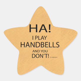 Ha Handbells Star Sticker