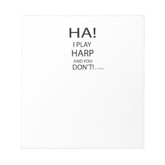 Ha Harp Notizblock