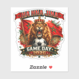🇲🇦 HA HNA JINA Team Marokko Spieltag 2026  Aufkleber