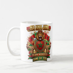 🇲🇦 HA HNA JINA Team Marokko Spieltag 2026  Kaffeetasse