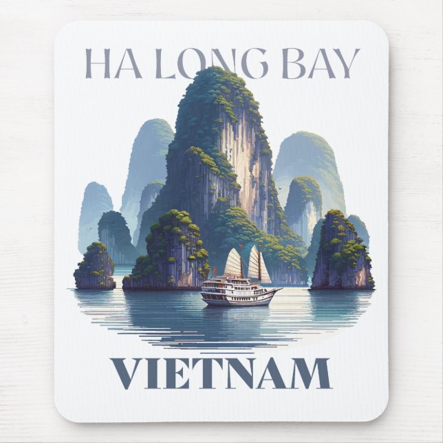Ha Long Bay Vietnam Mousepad (Vorne)