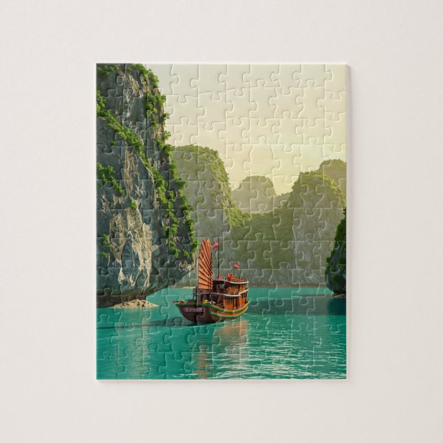 Ha Long Bay Vietnam Travel Puzzle (Vertikal)