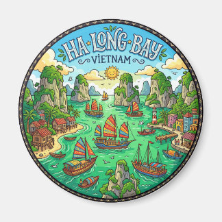 Ha Long Bucht Vietnam Magnet