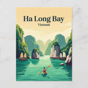 Ha-Long-Bucht, Vietnam Postkarte