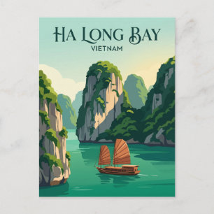 Ha-Long-Bucht Vietnam Postkarte