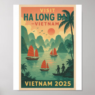 Ha Long Bucht Vietnam Reise 2026 Poster