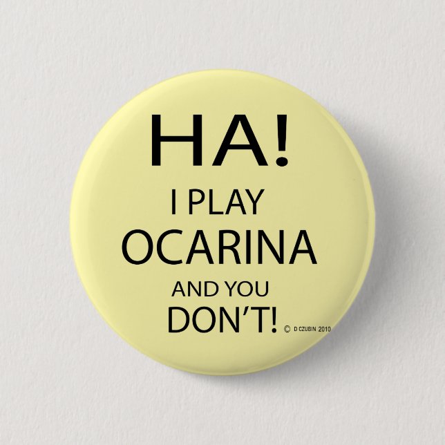 Ha Ocarina Button (Vorderseite)