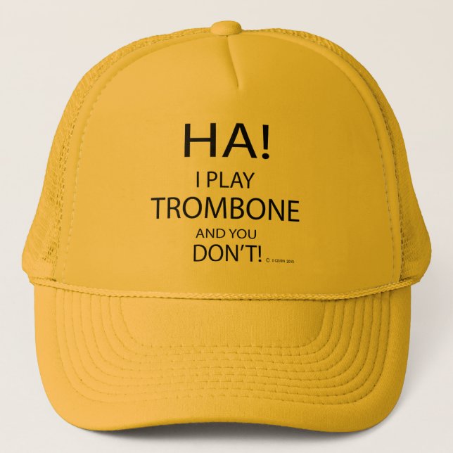Ha Trombone Truckerkappe (Vorderseite)