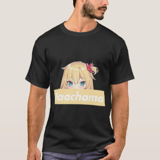 Haachama Akai Haato Peeker. Haaton Chama-Fan. Holo T-Shirt