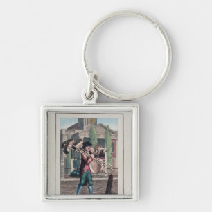 Haar-Besen, Shoreditch Kirche Schlüsselanhänger