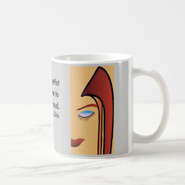 Haar-Kunst Tasse (Rechts)
