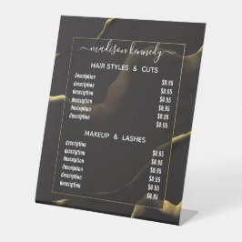 Haar Makeup Schwarz Inky Abstrakte Alkohol Fab Wer Sockelschild