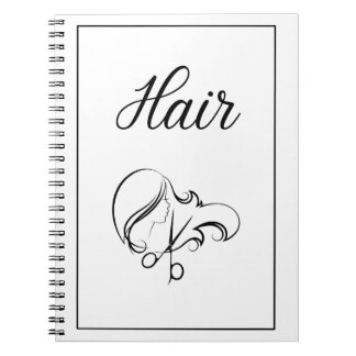 Haar Notizbuch | Weißes Notizbuch Notizblock