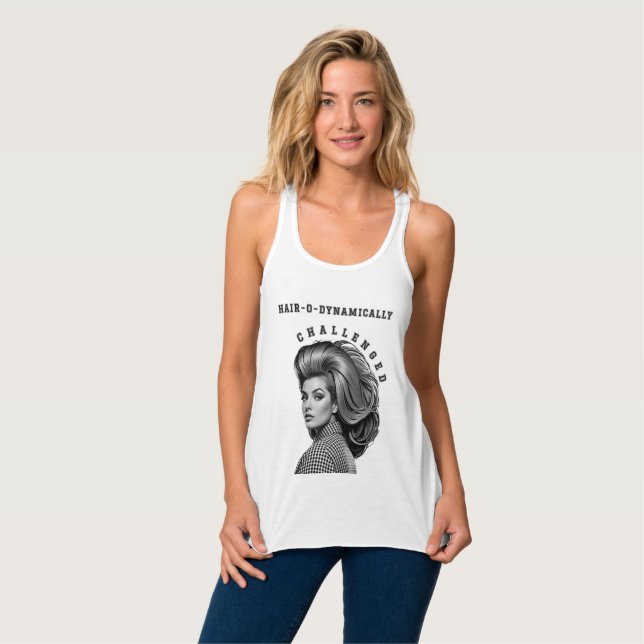 HAAR-O DYNAMISCH GEFORDERT TANK TOP (Vorderseite Vollansicht)