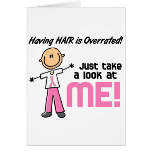 Haar Overrated Brustkrebs-Strichmännchen haben