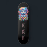 *~* Haar Regenbogen-Troll AP89 Neon Initial Skateboard<br><div class="desc">(Suchen Sie den Code AP89 für Troll-Objekte und AP88 für mittelalterliche Themen ) Einfache Übertragung auf andere Zazzle-Produkte. Skateboard im Hintergrund. Die hellen und so glücklichen NEON Rainbow Farben sind nur Pop der TROLL-Bilder und LETTERS. Personalisieren / Personalisieren Sie Ihre INITIALE / MONOGRAMM. Whimsical Niedlich lustig Long Hair Troll ....</div>