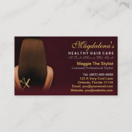 Haar-Salon-Stylist-afrikanische amerikanische Terminkarte